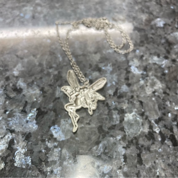 $2/$25 or 3/$35 NWOT Silver dangling fairy necklace - Picture 4 of 11